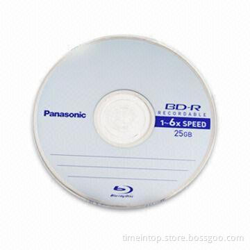 Blu-ray Disk with 25GB Media Capacity and 6x Writing Speed, Available in Jewel Case Packing